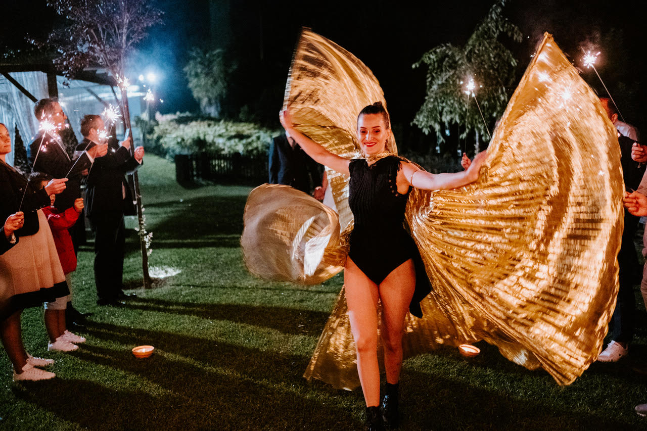 Asas de Fogo Luminosas